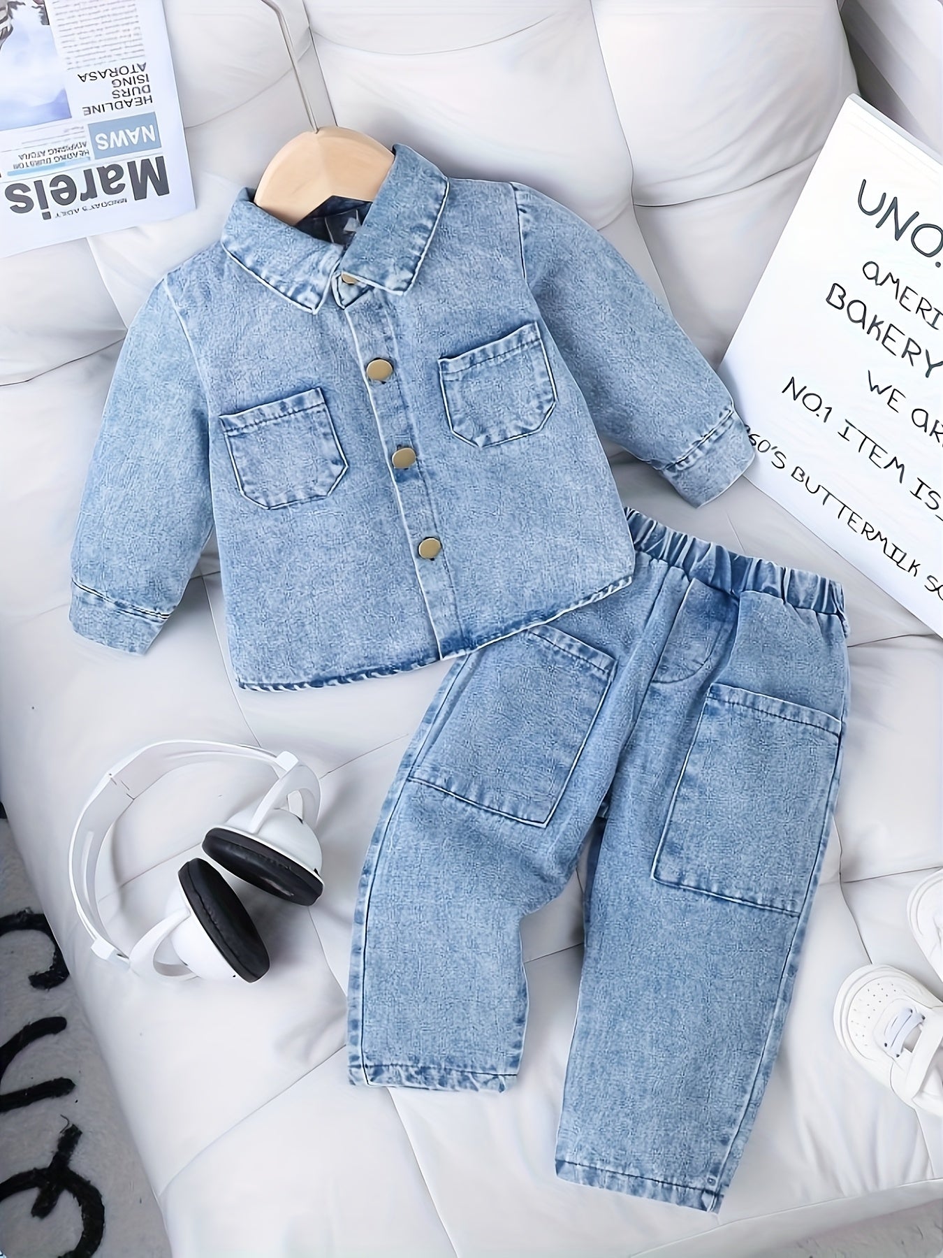 Targeted Development Of A Two-piece Set For The Baby Girl Spring Casual And Simple Style, for Outdoor