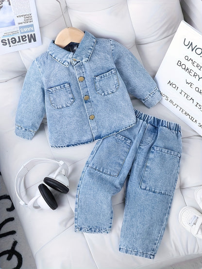 Targeted Development Of A Two-piece Set For The Baby Girl Spring Casual And Simple Style, for Outdoor