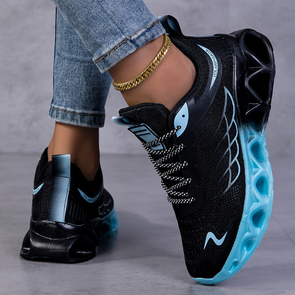 2026 Women's Spring Sports Shoes Fashion Walking Shoes, Blade Hollow-Out Sole Sneakers, Women's Non-Slip Breathable Gym Workout Shoes, Lightweight Thick-Soled Casual Shoes, Breathable Women's Running Shoes, Foam Runners Basketball Shoes, Multi-Color