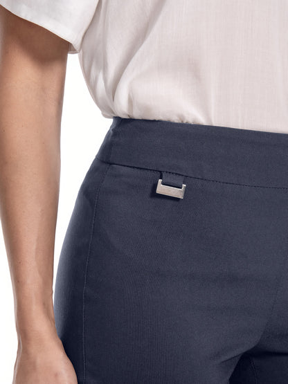 Women'S Petite SizePull-On Dress Shorts W/D-Ring, Work & Office Casual
