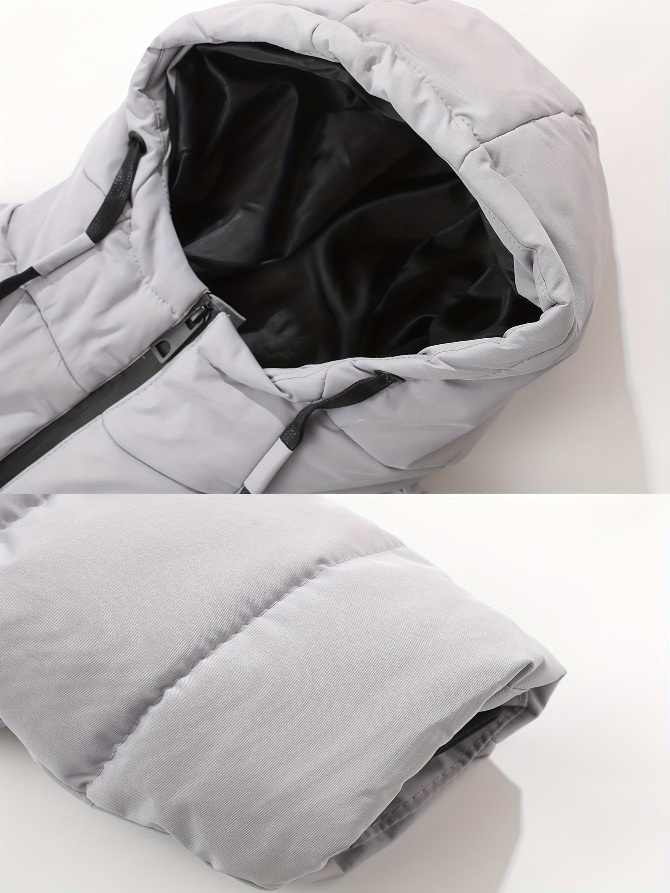 A Smart Heated Jacket Designed for Casual Warmth, Featuring 11 Heating Zones, Dual Controls, Three Heat Settings, a Hood with Drawstrings, Suitable for Autumn And Winter, Thickened for Business Wear, Perfect for Outings Or Home Use for Men.
