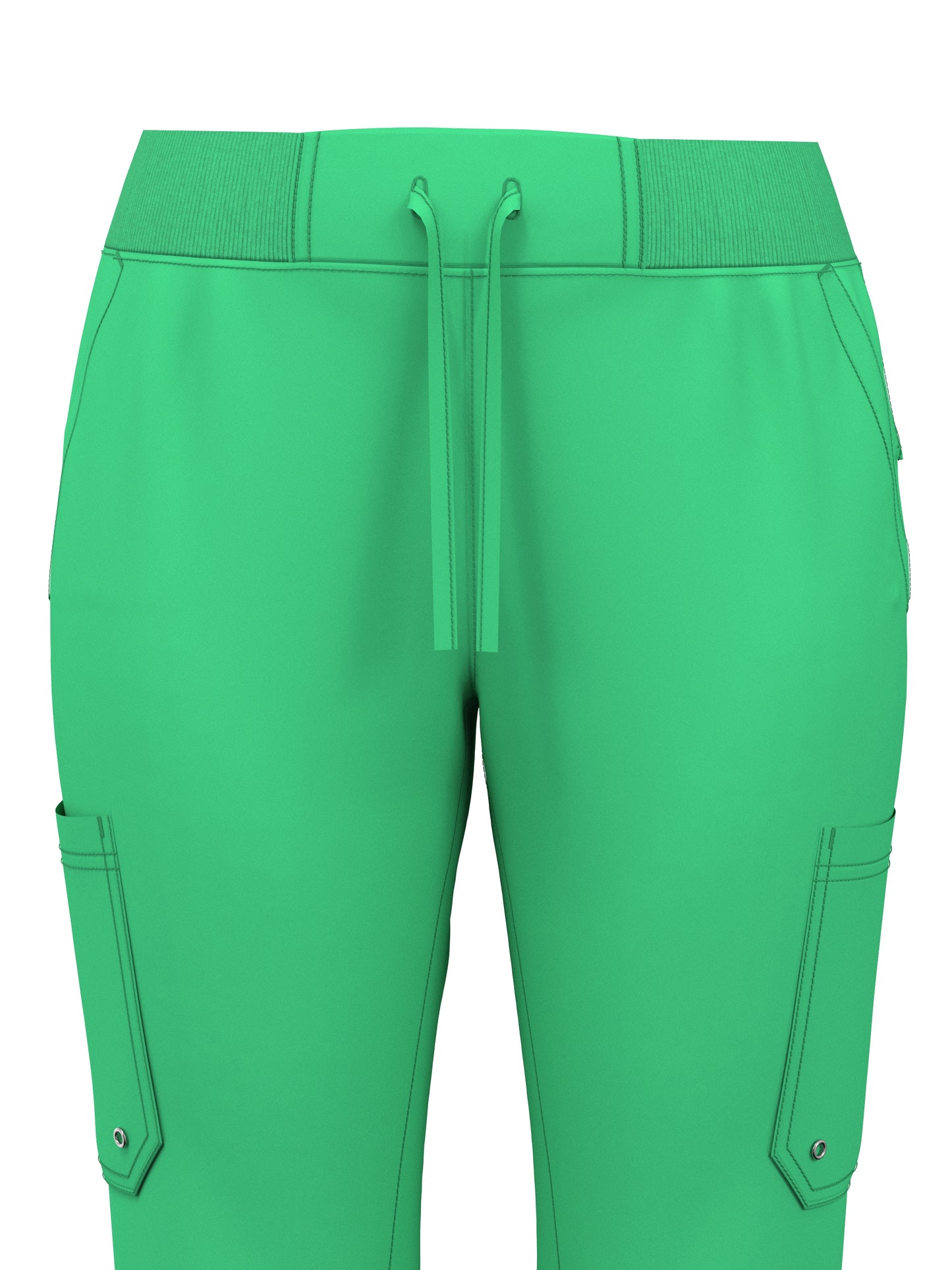Scrub Pants for Women Jogger Pants with 5 Pockets Rib Waistaband Light Ultra Soft 4 Way Stretch 423
