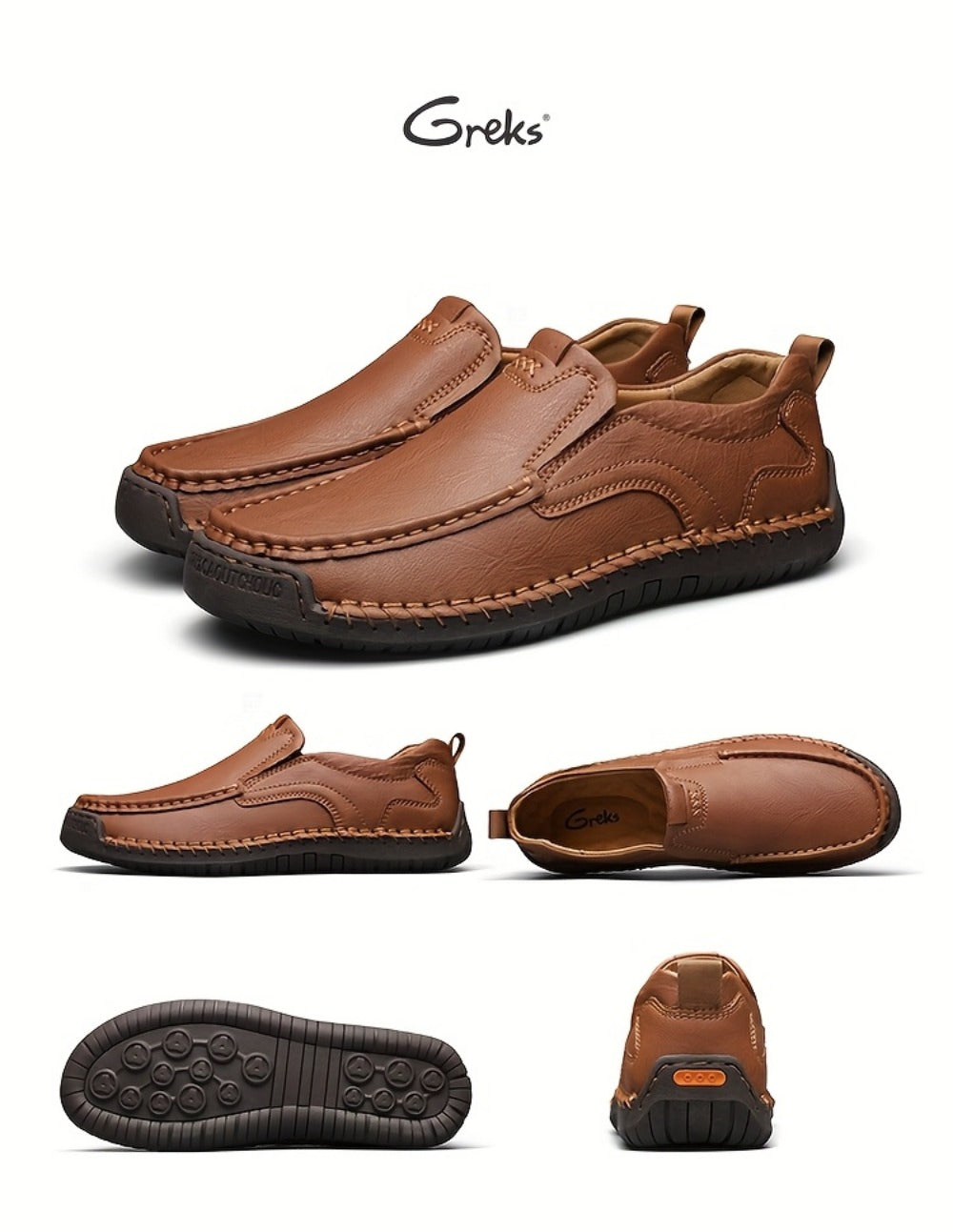 Men's Loafers & Flats - Cushioned Comfort Slip-On for Outdoor & Travel 677989