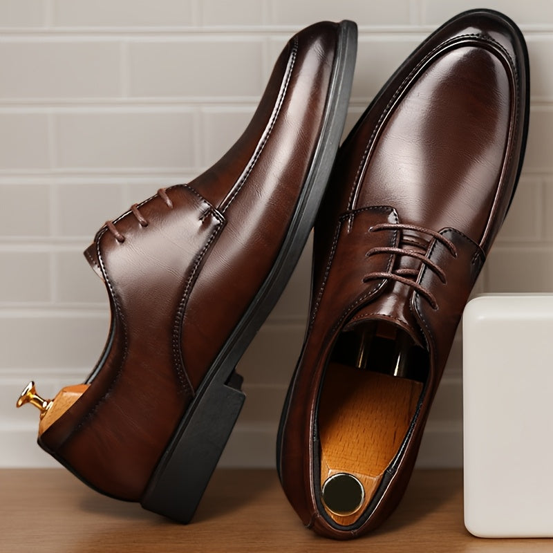 Men's Casual Business Shoes. These Are Slip -  Lace - Up Shoes for Business And Office Use, Formal Shoes with Rubber Soles, Suitable for Office And Professional Wear. Model Number 23679