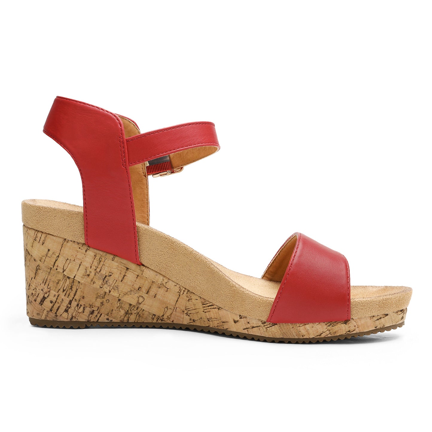 Women's Open Toe Buckle Ankle Strap Platform Wedge Sandals Durable Versatile Style for party, dance, shopping, walk, office, beach stylish look, Classic and versatile style Women Shoes, Womens Sandals
