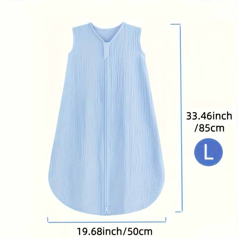 Infant Sleep Bag for Ages 0-18 Months Made from 100% Muslin, Features a 2-Way Zipper, Cozy And Flexible Wearable Blanket, Versatile Pajamas for Babies, Ideal for Halloween And Christmas Gifts