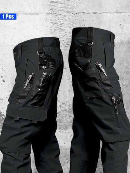 Men'S Tactical Cargo Pants - Quick-Dry Lightweight, Multi-Pocket Design, Regular Fit for Hiking, Camping, Outdoor Adventures (Belt Not Included), Hiking Pants, Adventure Clothing, Rugged Style, Scratchresistant Material, Utility Trousers