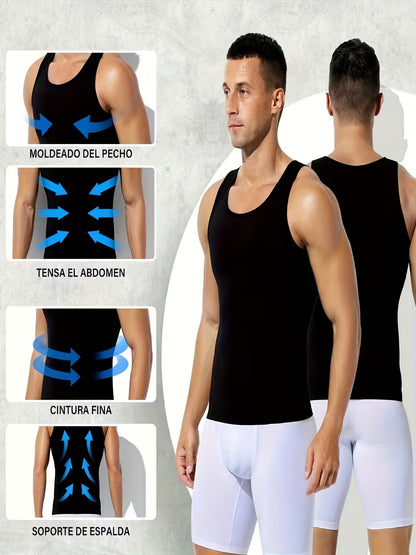 Men's Seamless Tank Top - Regular Fit