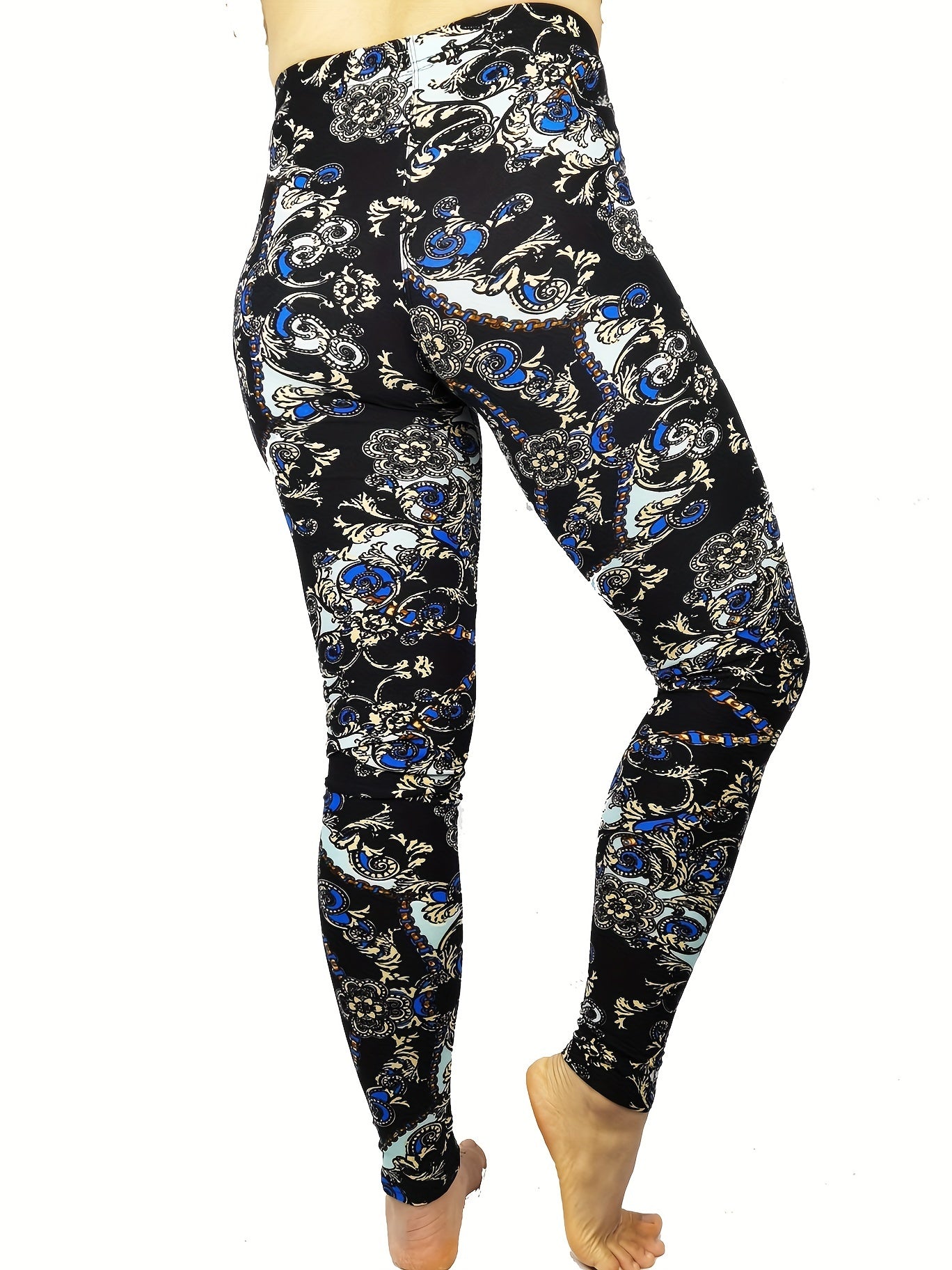 Leggings for Women Tie-Dye & Printed Fashion Leggings Regular/ One Size
