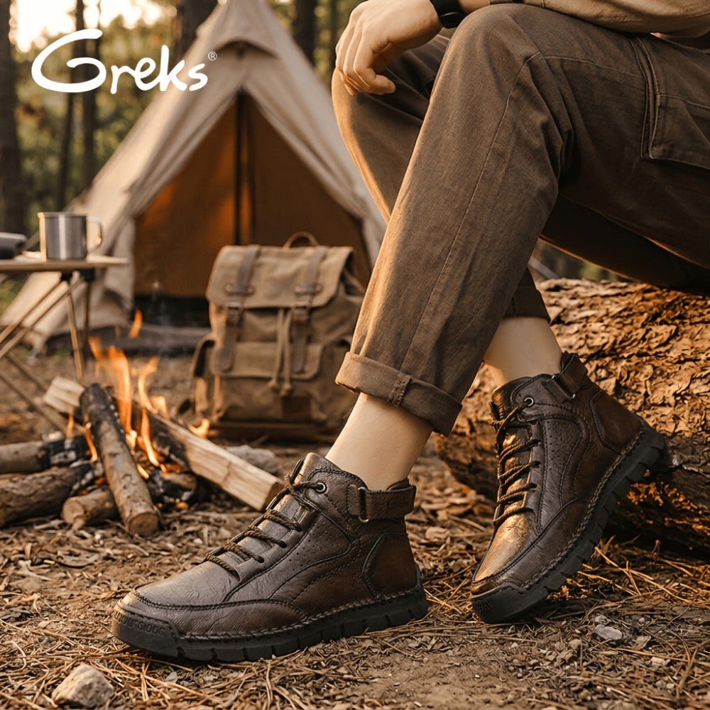 Men's Boots - Lightweight Slip-On for Everyday Wear 413541