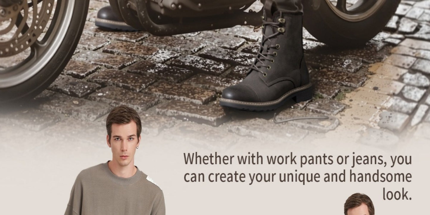 Men's Boots - Non-Slip Sole for Outdoor & Travel 79685 579685