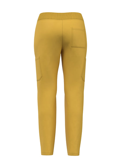 Women's Scrub Pants Set, Elastic Breathable Polyester Spandex Blend, V-Neck Short Sleeve with Pocket, Solid Color, for Work