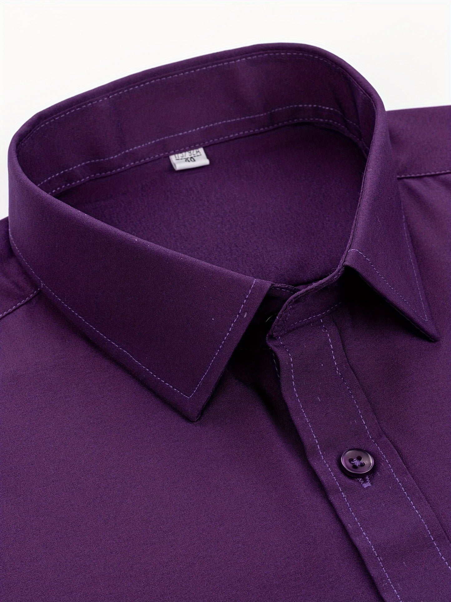 3pcs Men'S Stretch Long Sleeve Business Casual Dress Shirts