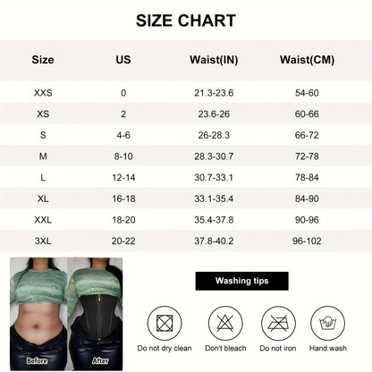 Women Adjust Hooks And Zipper Tummy Trimmer Control Waist Trainer Belt, High Compression Steel Boned Waist Belt