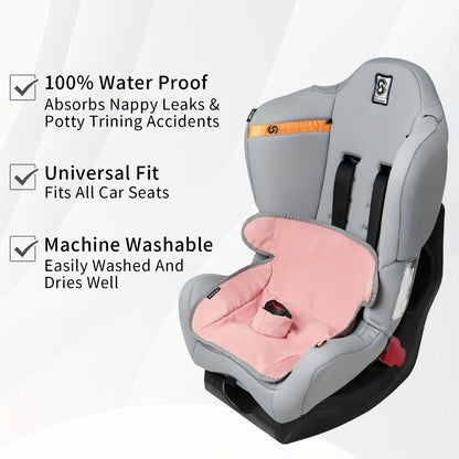 Waterproof Car Seat Potty Training Mat - Quick-Absorbing Machine-Washable Pad