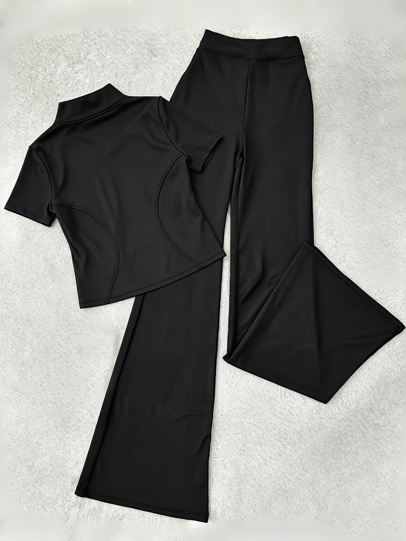 Women's Grey Polyester V-Neck Pants - product view 21