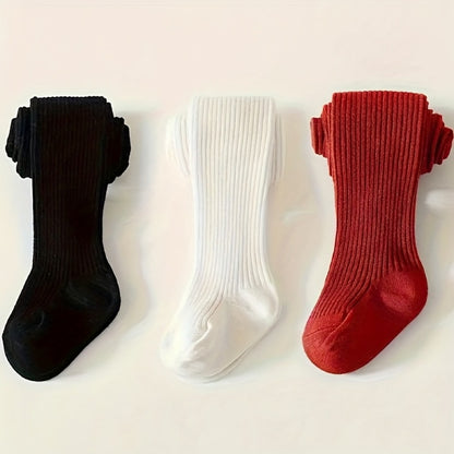 Women's Solid Color Tights - 3-Piece Pack
