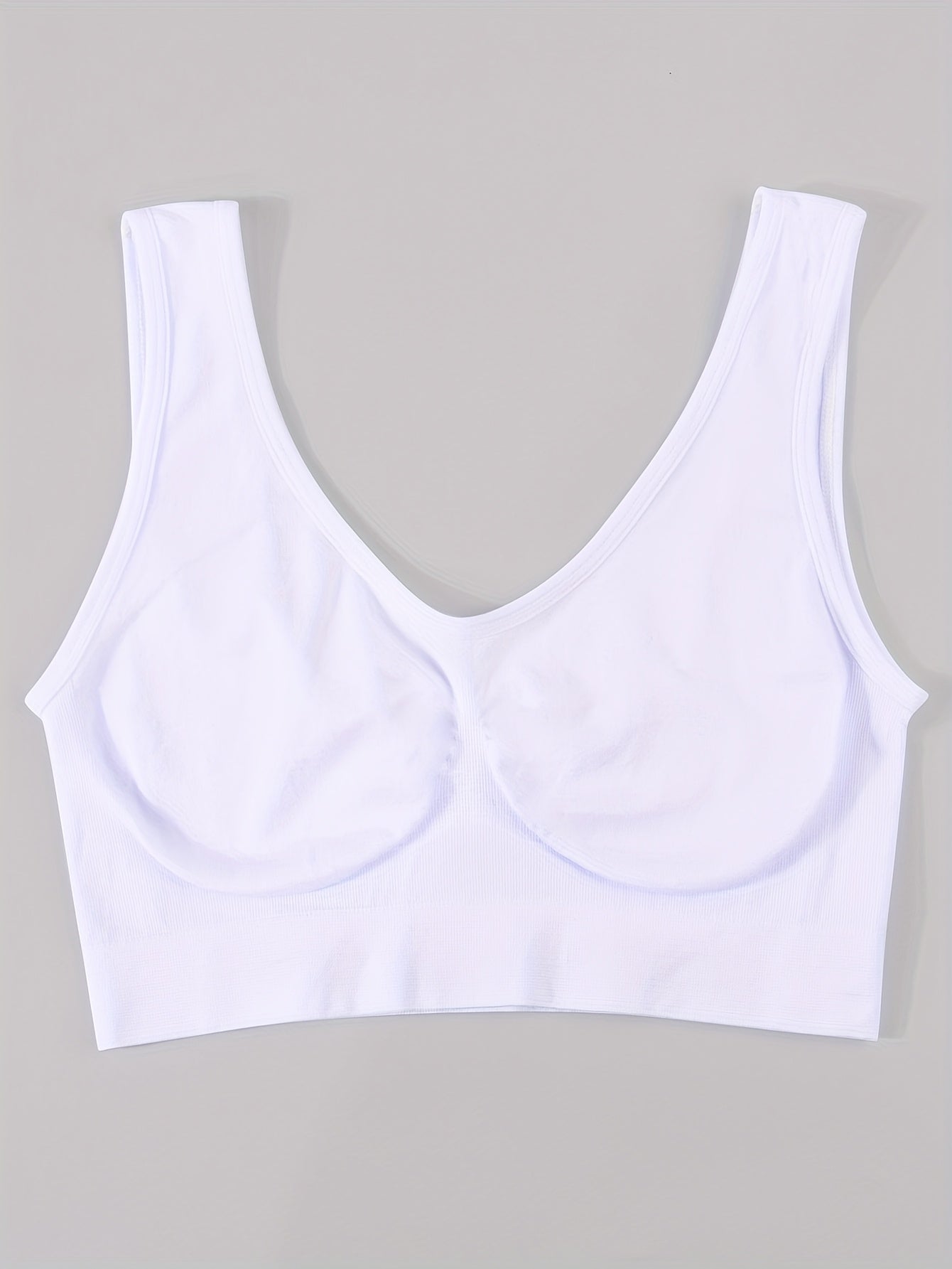 7pcs Women'S Seamless Sports Bra, Comfortable And Breathable Running Exercise Vest Bra, Women'S Underwear