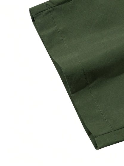 Set of 4 Men'S Long Pants with Cinched Waist And Multiple Pockets, Ideal for Outdoor Work Year-Round.