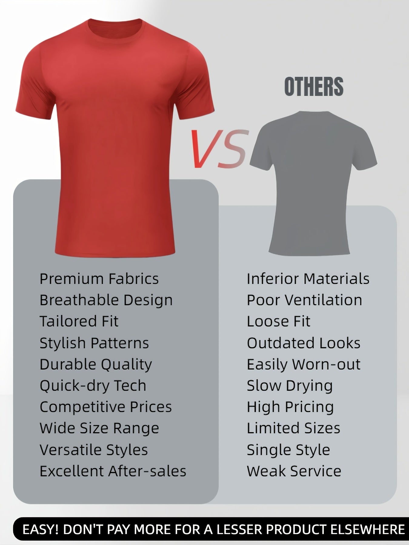 5pcs Men's Breathable Stretchable Sports T-Shirts - 100% Polyester Round Neck Short Sleeve Gym Tees Suitable for Running, Fitness Training, Casual Wear, Machine Washable Athletic Shirts with Regular Fit for Workout & Everyday Use
