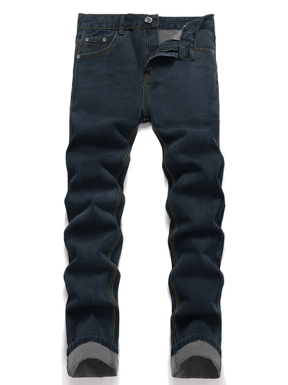 3-Pack Men's Slim Fit Jeans | Business Casual Trousers | Year-Round Versatile Pants | Gift