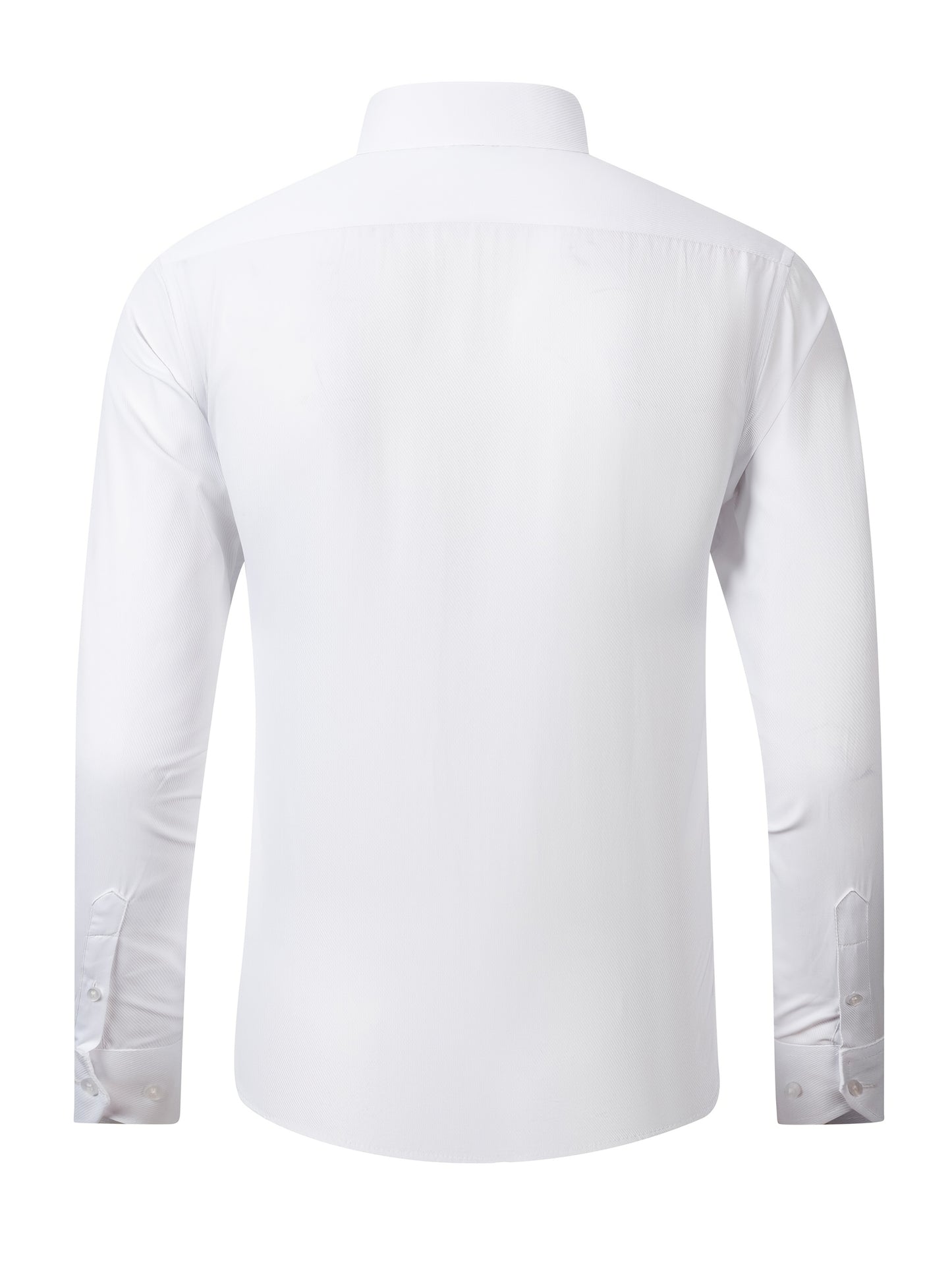 Men'S Long-Sleeve Button-Up Shirt Suitable for Semi-Formal Occasions in Spring And Summer Business Settings