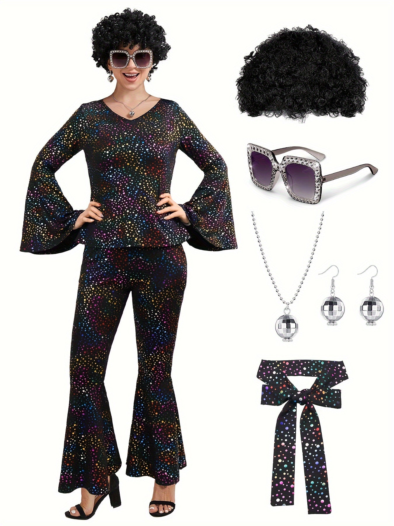 Women's Black Outfit Set - product view 6