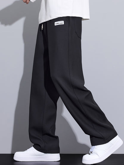 Autumn Casual Pants Men's Loose Straight Leg Trendy Versatile Men's Pants Autumn And Winter Men's Long Pants