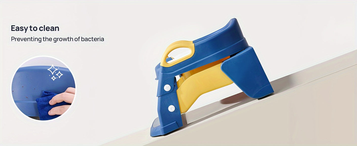 Potty Training Seat - Foldable Adjustable Toilet Step