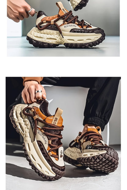 Men's Sneakers - Non-Slip Sole Platform Sole for Outdoor & Travel 515301
