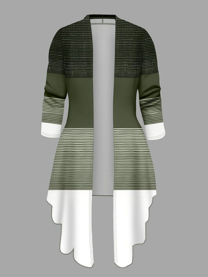 2026 Women's Three-piece Suit, Printed Cardigan Jacket with Solid Slacks Vest Everyday Suit, Game Day Fan Gear for Football and All Fans