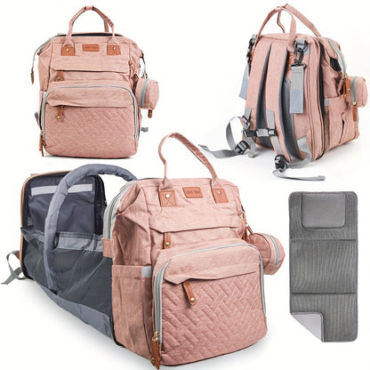 Backpack for Diapers, Pink Diaper Bags, Essentials for, Necessities for Newborns