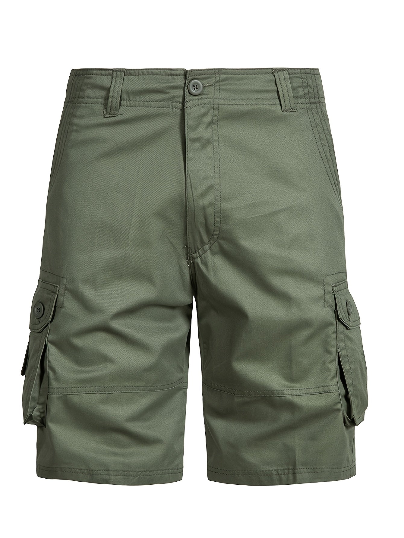 2-Pack Men'S New Multi-Pocket Work Shorts, 100% Pure Skin-Friendly And Breathable Fabric, Running, Travel, And Hiking Shorts, Wrinkle-Resistant And Durable Shorts