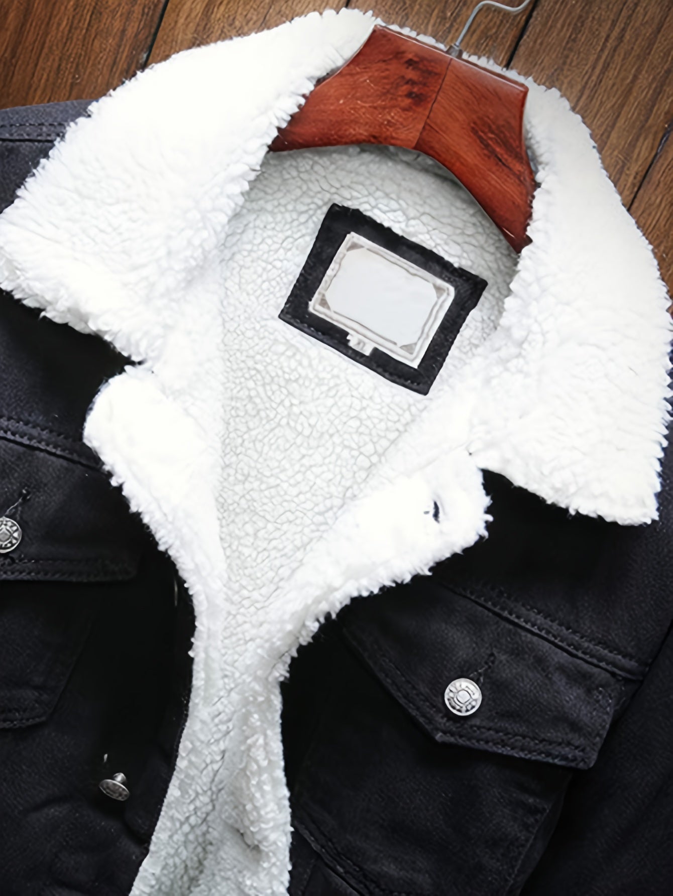 Men's Sherpa Fleece Lined Denim Jacket - Warm Winter Trucker Jacket - Cowboy Jean Jacket - Soft Fleece Lining & Durable Denim - For Men - Perfect for Cold Weather & Outdoor Activities - Ideal Gift for Winter Holidays