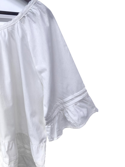 Plus Size, Women Half Sleeve Scoop Neck Solid Top