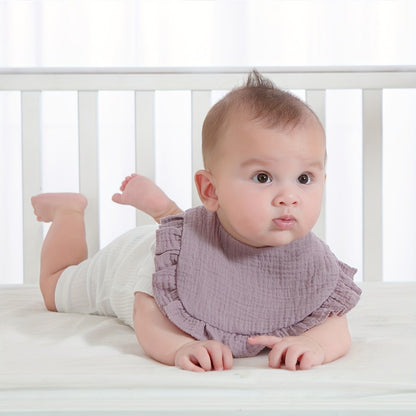 Baby Bib - 7-pack Adjustable Muslin Soft