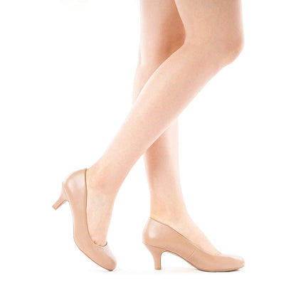Women's Dress Comfortable Low Heel Pump Shoes