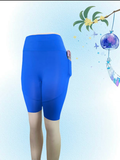 P23028 (1 Piece) Women's High-Waist Pocket Yoga Pants - Solid Color Stretch Fitness Leggings - Squat-Proof, Breathable Activewear with Secure Pockets for Convenience and Styls