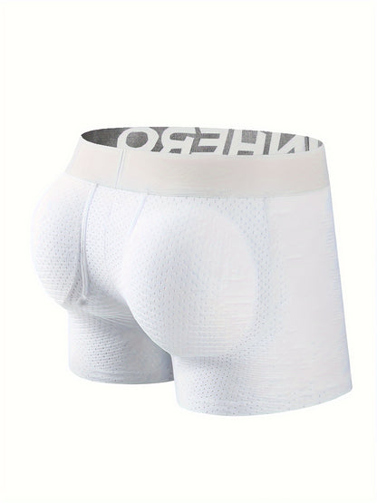 New Men'S Boxers Featuring Butt Pads, Made from Breathable Mesh, Designed for Comfort And Elasticity, Perfect for Lounging at for home
