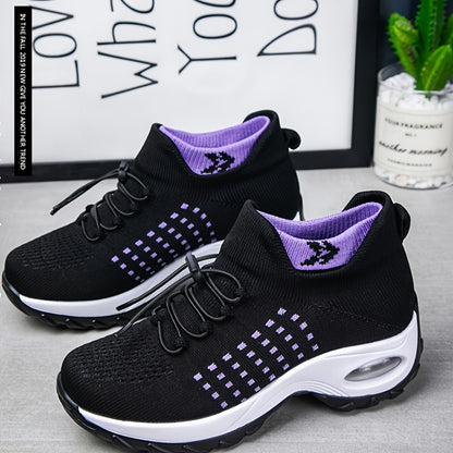 Orthopedic Sneakers Breathable Women Walking Shoes Slip on Trainers Women'S Comfortable Casual Ladies Athletic Shoe Thick Bottom, Women Shoes