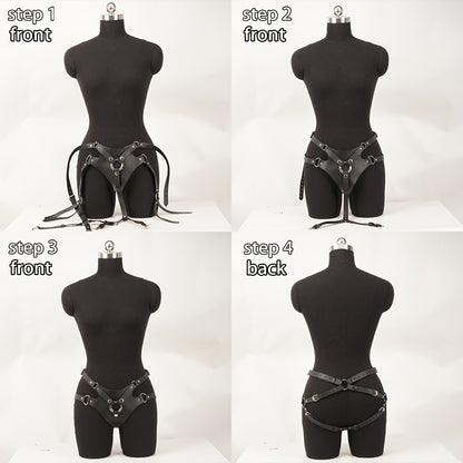 Strap Harness, Sexy, Harness Belt Strap On, Adjustable Party Cosplay
