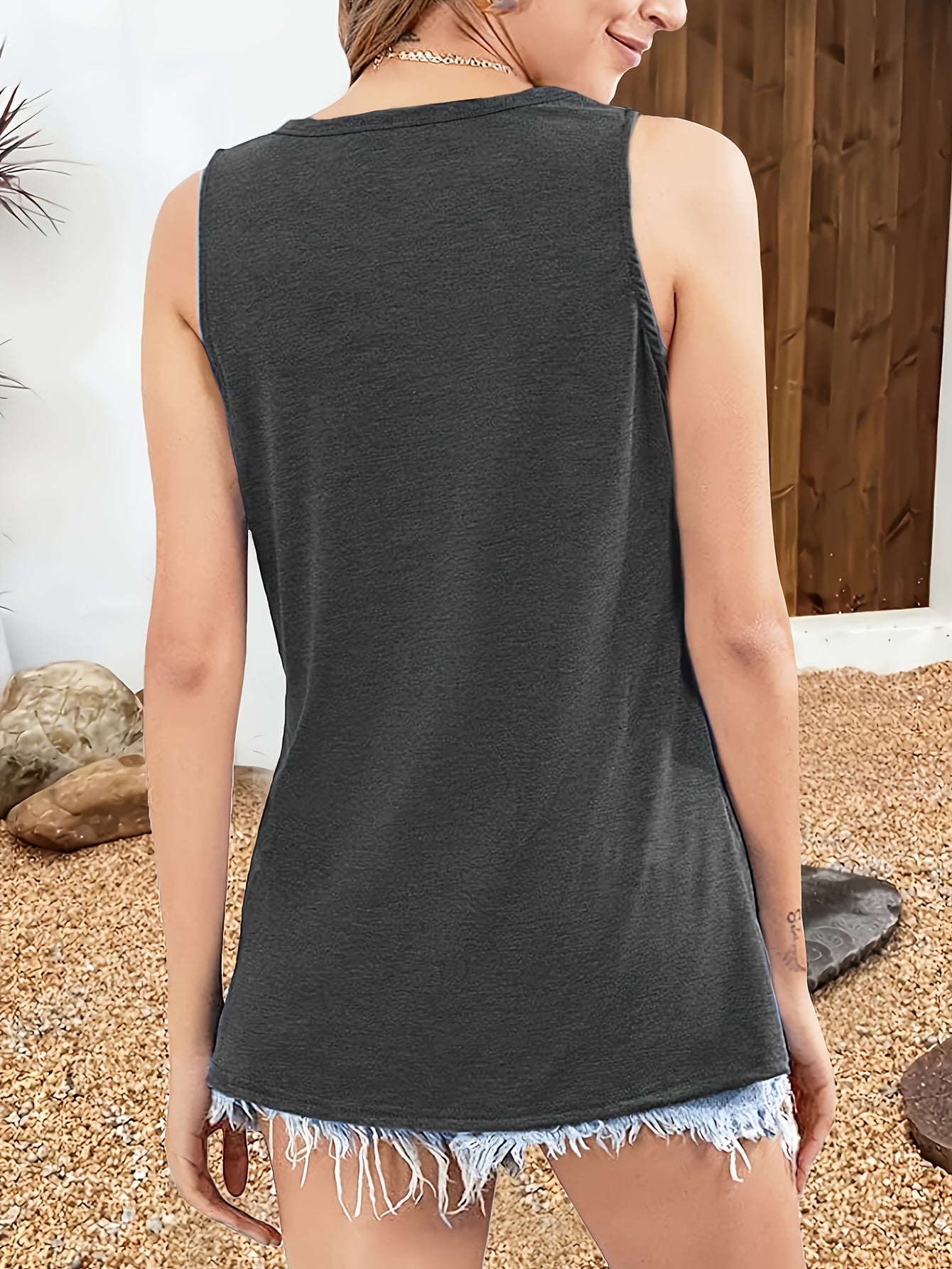 [Valentine's Day Gift] Casual Pose Print Tshirt, Perfect for Home, Going Out, Or Gift Giving, Ideal Choice for Valentine's Day And More