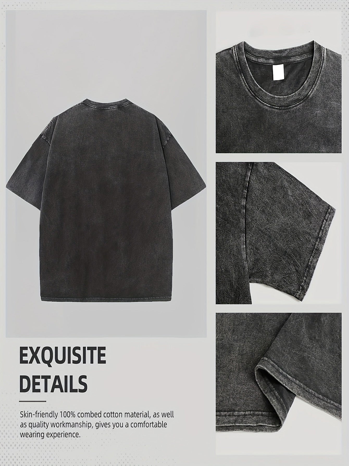 Men's Apricot Oversized Short-Sleeve T-Shirt - product view 31