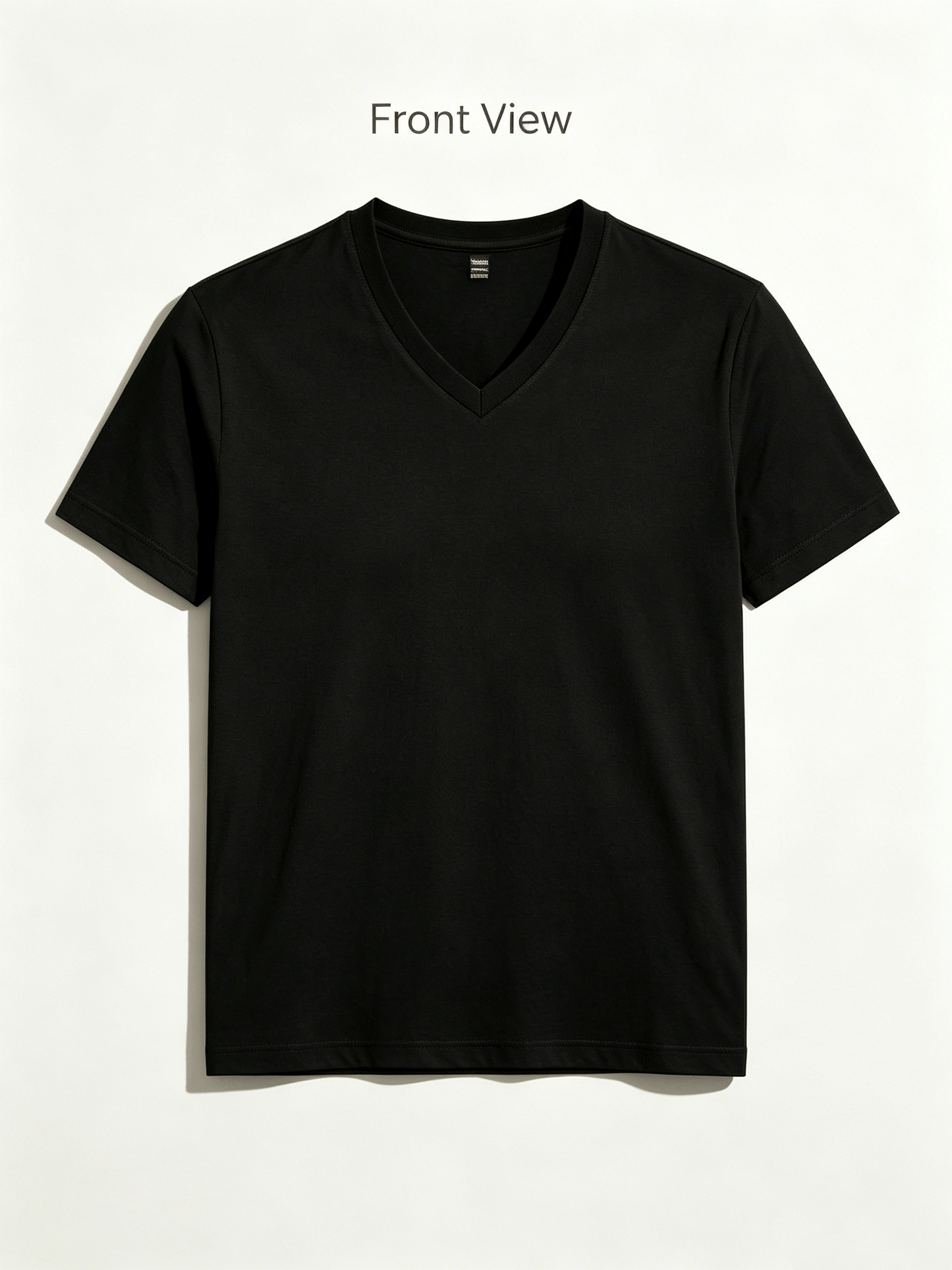 Men's HY01-Black-3pcs V-Neck Slim-Fit T-Shirt - product view 10