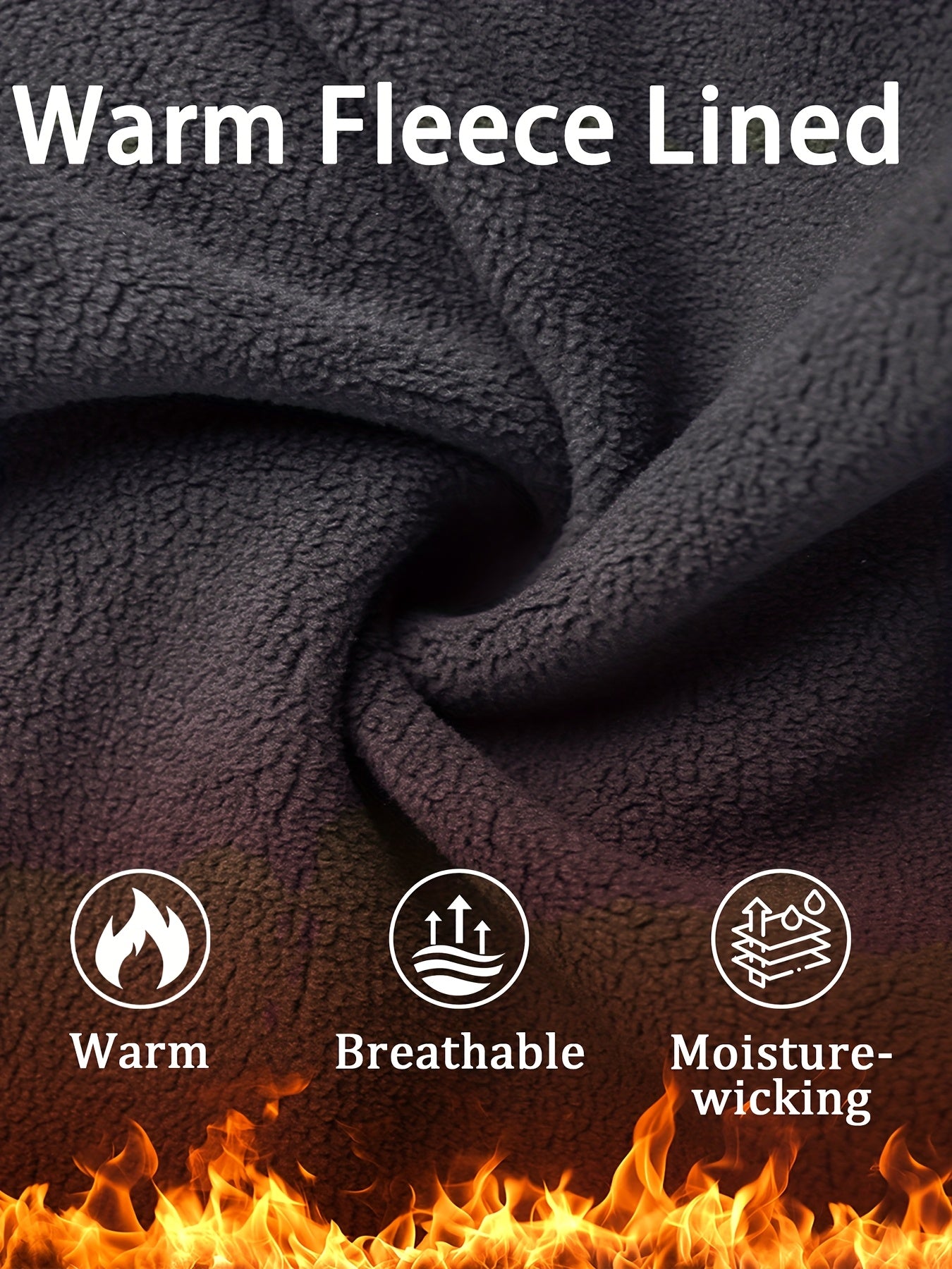 Winter-Ready High-Performance Jacket Men'S Jacket 7 Pockets Nondetachable Hood Performance Lined Soft Shell Winter Coats Windproof, Breathable Great for Camping, Fishing, Skiing Activities And Other Outdoor Activities