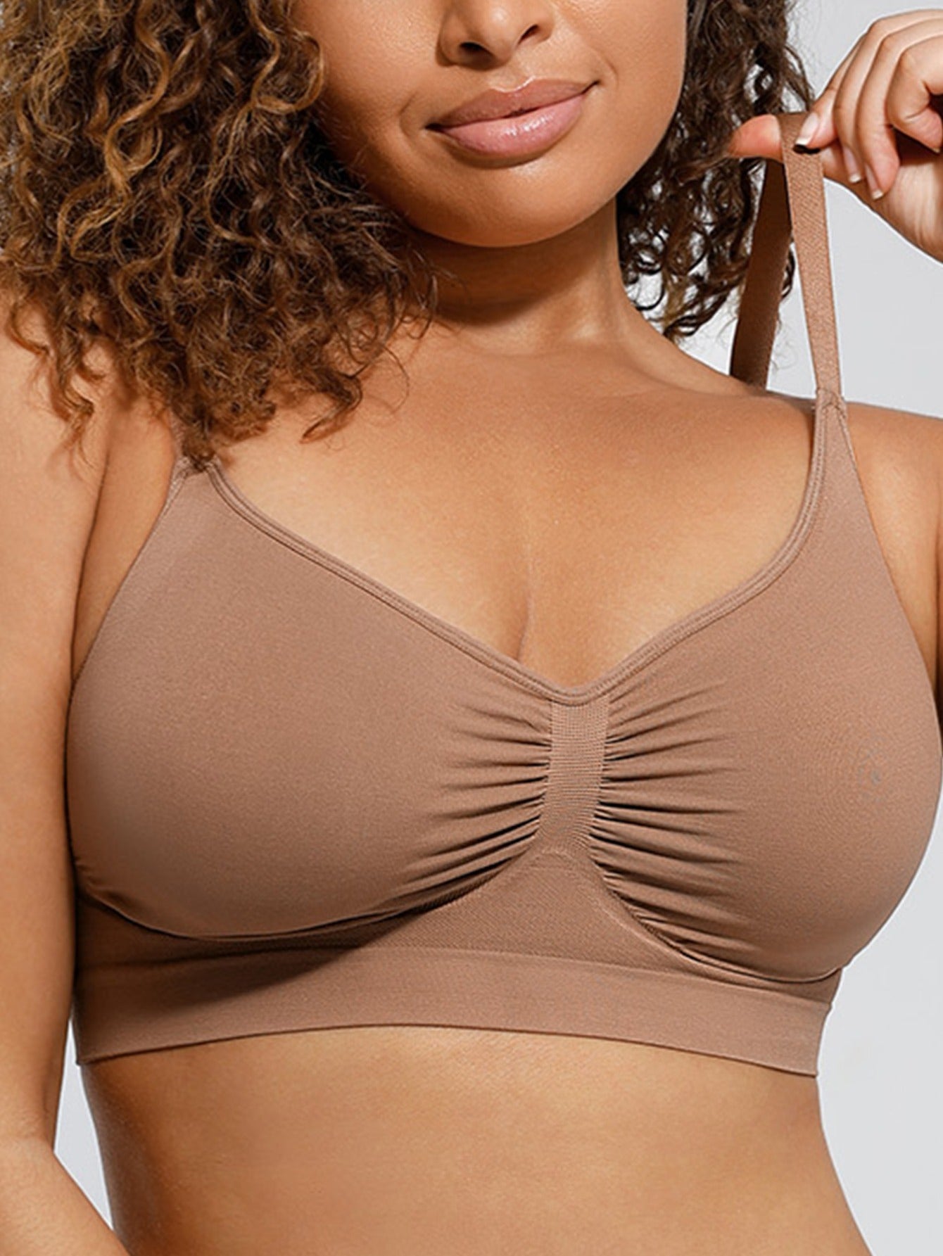 Women's Wireless Push Up Bra Stretch Comfort Bralettes No Underwire Bra Tshirt Bras Sports Bra