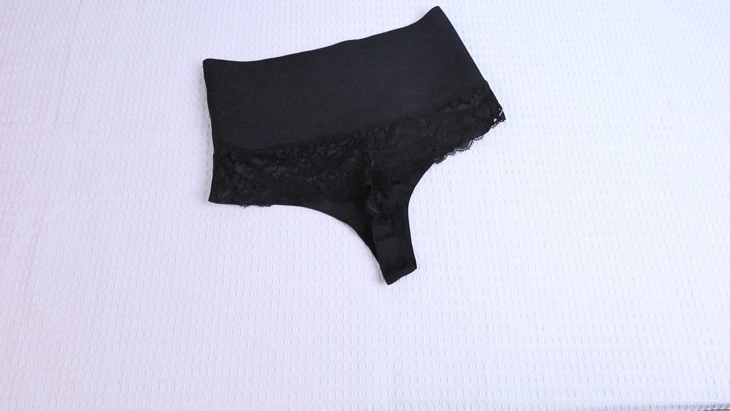 4pcs Women's Underwear - Women's Ice Lace Underwear - Women's High Waist Underwear - High Waist Chest Underwear - Women's Large Size Underwear - Women's High Waist Lace Underwear - Women's Sexy Lace Underwear - Women's Fun Underwear