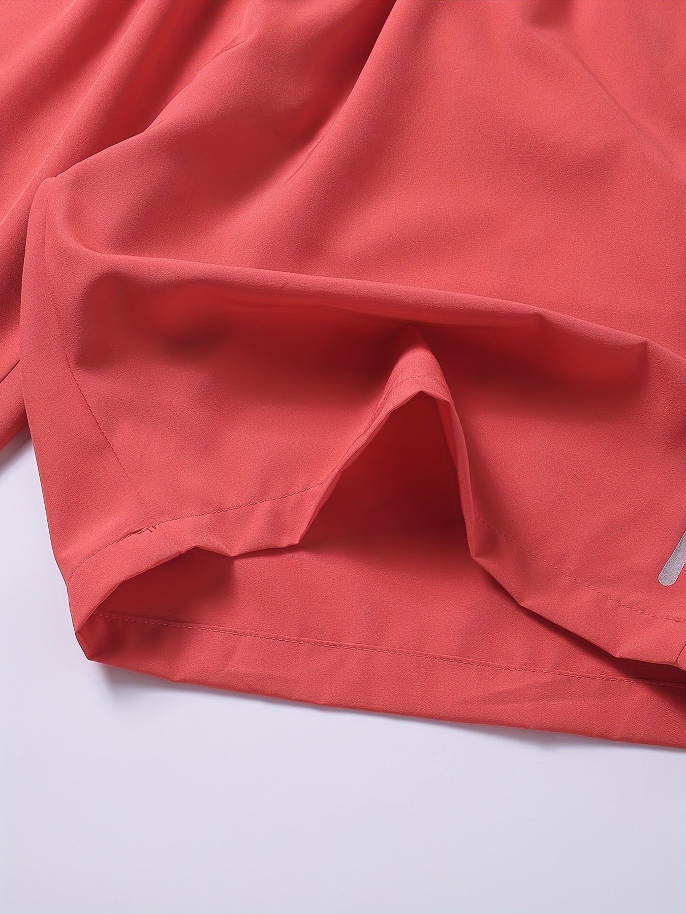 7pcs Lightweight Quick-Drying Sports Shorts with Pocket Embossed - Comfortable Drawstring Waist, Casual And Fitness Clothing, Orange/Black/Blue/Grey/Bean Green/Lake Blue/White/Shorts