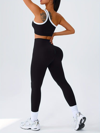 Women's Navy Blue Color High-Waist Leggings - product view 23