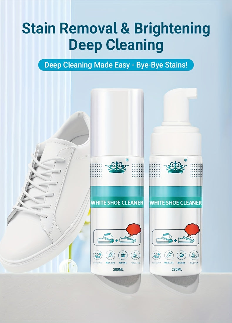 Yixingjia White Shoe Cleaning Agent Shoe Cleaning Artifact Brush Shoe Cleaning Agent Decontamination Whitening And Yellowing Foam Shoe Cleaning Multi-functional Cleaning Agent